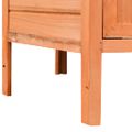 vidaXL Kurín, borovicový a jedľový masív 126x117x125 cm
