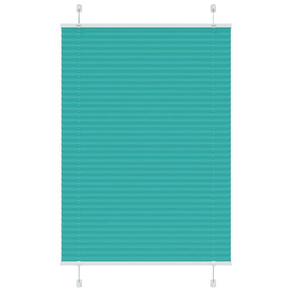 vidaXL plisovaná roleta benzínová zelená 95x150 cm šírka látky 94,4 cm