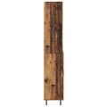 vidaXL Highboard 2 ks Staré drevo 69,5 x 32,5 x 180 cm