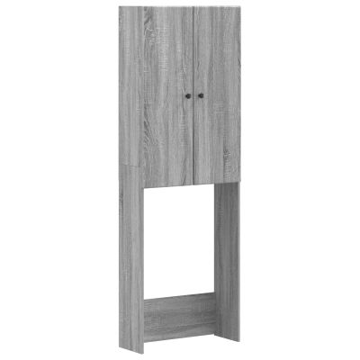 vidaXL Toaletná skriňa BREDA Sivý Sonoma 66 x 25,5 x 190 cm
