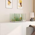 vidaXL Akvárium s úložiskom Priehľadná 40 x 25 x 25 cm Sklo