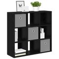vidaXL Servírovacia skriňa Čierny dub 73,5 x 24 x 69,5 cm
