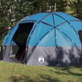 vidaXL Dómový stan so strechou Modrá 475 x 475 x 235 cm taft
