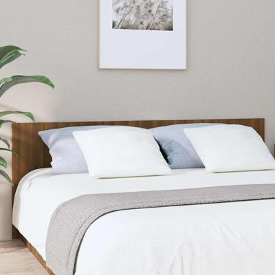 vidaXL Čelo postele hnedý dub 200x1,5x80 cm spracované drevo