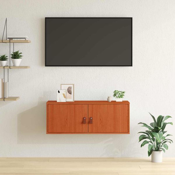 vidaXL Nástenná skrinka s poličkou Včelí hnedý 80 x 30 x 30 cm