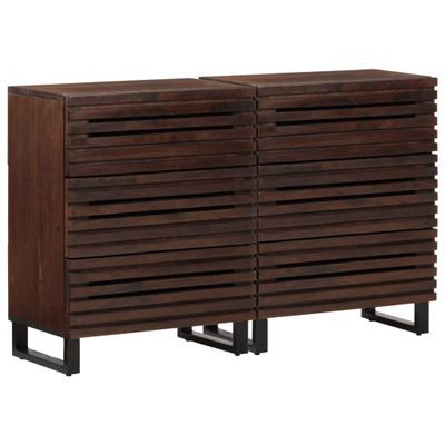 vidaXL Komody 2 ks 60x34x75 cm mangový masív