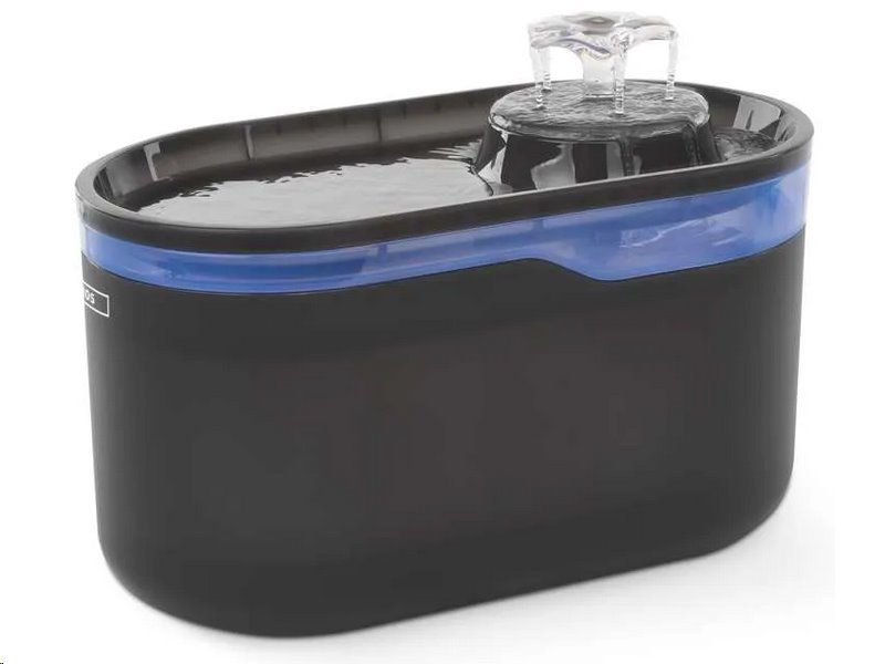 Vodní fontána EMOS H6101 Pet Care, 2,6 l, šedá