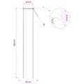 vidaXL Roleta Prírodná 60 x 220 cm Bambus