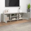 vidaXL TV stolík betónovo-sivý 150x30x50 cm spracované drevo