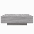 vidaXL Konferenčný stolík sivý sonoma 100x100x31 cm kompozitné drevo