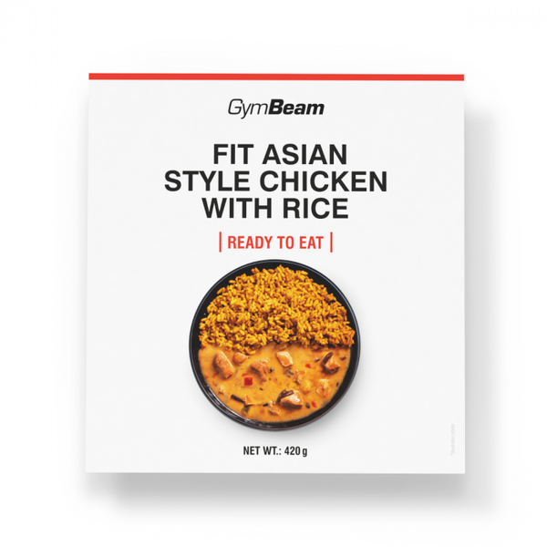 FIT Kuracie s ryžou na ázijský spôsob Ready to eat - GymBeam, 6 x 420 g