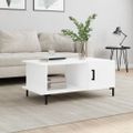 vidaXL Konferenčný stolík biely 90x50x40 cm kompozitné drevo