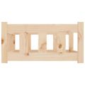 vidaXL Pelech pre psa 75,5x55,5x28 cm masívne borovicové drevo