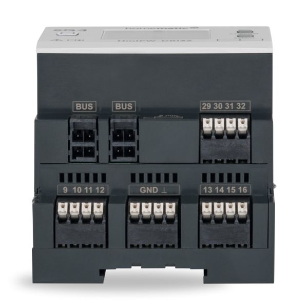 Homematic IP Drátový vstupní modul s LCD - na DIN lištu, 32 kanálů - HmIPW-DRI32