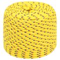 vidaXL Lodné lano žlté 6 mm 500 m polypropylén