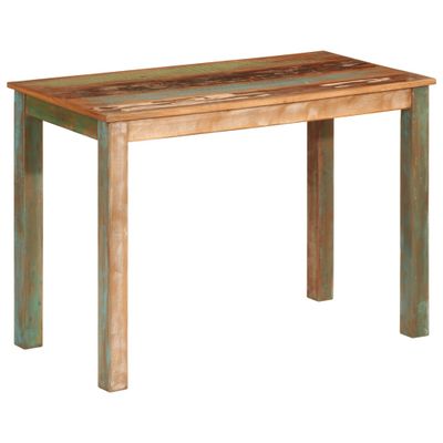 vidaXL Jedálenský stôl 110x55x76 cm masívne recyklované drevo