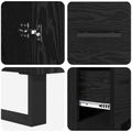 vidaXL Highboard 2 ks Čierny dub 69,5 x 34 x 180 cm