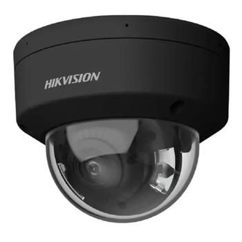 Hikvision 8MPix IP Dome Hybrid ColorVu AcuSense kamera; LED/IR 40m, WDR 130dB, Audio, Alarm, IP67, IK10, čierna