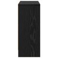 vidaXL Servírovacia skriňa Čierny dub 73,5 x 22,5 x 53,5 cm