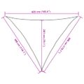 vidaXL Tieniaca plachta 160 g/m² tmavozelená 3x3x4,2 m HDPE