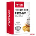 Halogénová žiarovka PSX24W PG20-7 12V 24W AMIO-04411
