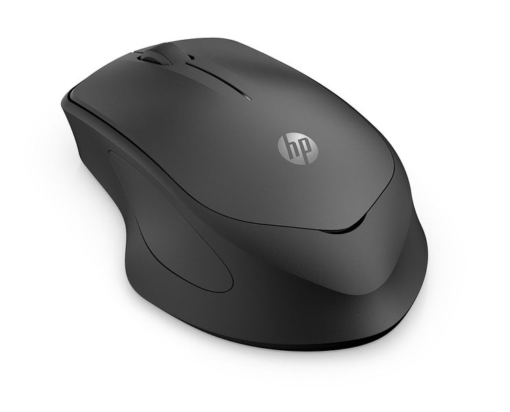 HP 285 Silent Wireless Mouse/Kancelářská/Optická/Pro praváky/1 200 DPI/Bezdrátová USB/Černá Myš, bezdrátová, 2,4 GHz, tichá tlacítka, optický snímac 1200 dpi, výdrž 18 mesícu, 3 tlacítka, cerná