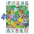 Obrovské vzdelávacie puzzle Džungľa 54 ks