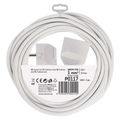 Prodlužovací kabel EMOS P0117 spojka 7m, biely / 1 mm2