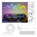 GoSmart Flexibilný LED pásik NEON biely, 3 m, 23 W, RGBIC stmievateľný, WiFi