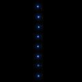 vidaXL LED reťaz s 2000 LED diódami modrá 200 m PVC