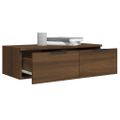 vidaXL Nástenné skrinky 2 ks hnedý dub 68x30x20 cm spracované drevo