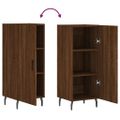 vidaXL Komoda hnedý dub 34,5x34x90 cm spracované drevo