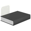vidaXL Neviditeľná plávajúca polica 4 ks Biely 6 x 11 x 6,5 cm