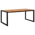 vidaXL Záhradný stôl s nohami v tvare U 180x90x75 cm akáciový masív