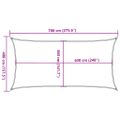 vidaXL Tieniaca plachta 160 g/m² tmavozelená 4x7 m HDPE