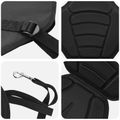 vidaXL Sedadlo na paddleboard 52 x 31 x 45 cm Lyocell Čierna