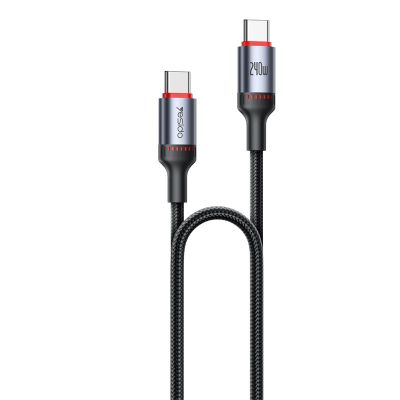 Yesido cable CA185 240W type-c/type-c 1,2m 5A čierny