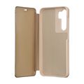 Puzdro Fold Mirror View pre Samsung Galaxy A14 4G / A14 5G zlaté