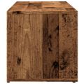 vidaXL Skrinka na topánky staré drevo 102x35x35 cm drevotrieska