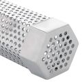 vidaxl Dymová trubica 2 ks 5 x 5 x 30 cm Nerezová oceľ 304 Strieborná