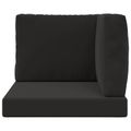vidaXL Vankúš na vonkajšiu pohovku Polyester Čierna 60 x 60 cm