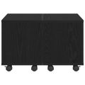 vidaXL Konferenčný stolík Čierny dub 60 x 60 x 38 cm Kompozitné drevo