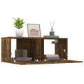vidaXL TV stolíky 2 ks dymový dub 80x30x30 cm spracované drevo