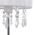 vidaXL Stolová lampa biela okrúhla E27