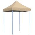 vidaXL Skladací pop-up párty stan béžový 200x200x306 cm
