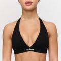 Športová podprsenka Halter Fierce Black - GymBeam, veľkosť M