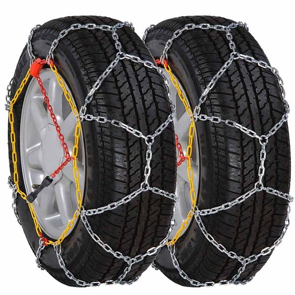 2 ks snehových reťazí na pneumatiky, 12 mm, KN 110
