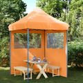 vidaXL Párty stan 200 x 200 x 306 cm Oranžová Oxfordská látka