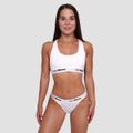 Nohavičky Tanga 3Pack White - GymBeam, veľkosť XL, veľkosť oblečenia XL