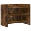 vidaXL TV skrinka 60 x 33 x 47 cm Dymový dub Kompozitné drevo